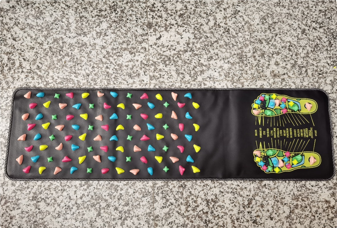 Fußmassage-Teppich – Reflexzonenmatte für Entspannung & Durchblutung