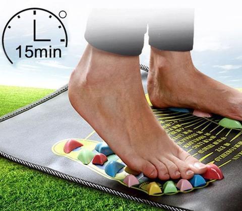 Fußmassage-Teppich – Reflexzonenmatte für Entspannung & Durchblutung